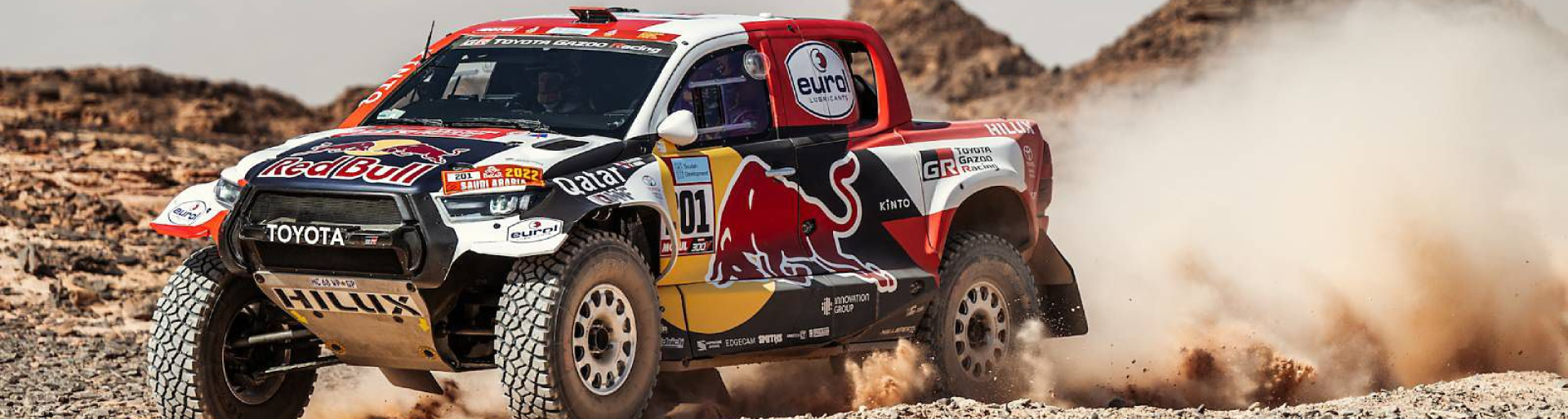 Изображение на странице НАССЕР АЛЬ-АТТИЯ ЗА РУЛЕМ TOYOTA HILUX СТАЛ ПОБЕДИТЕЛЕМ РАЛЛИ-РЕЙДА «ДАКАР-2022» Тойота Центр Белгород